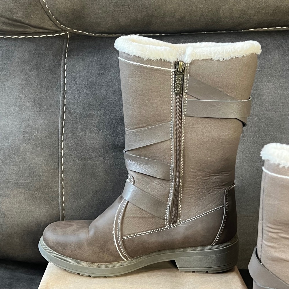 Totes Diedre Brown Women's Size‎ 8 Faux Fur Lined Winter Boots EUC - Picture 3 of 8